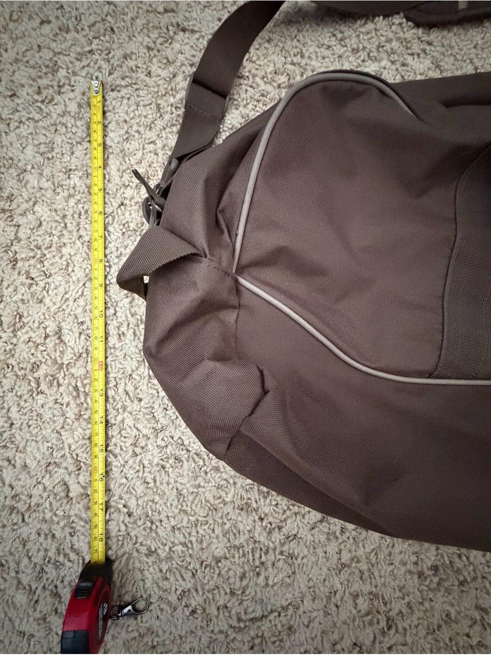 Browning Brown Canvas Travel Duffel with Logo - Picture 3 of 7